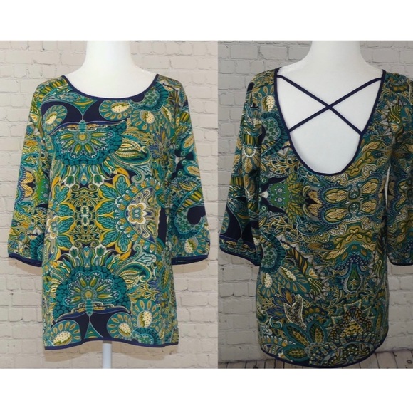 NWOT Pink Owl Open-Back Top - Picture 2 of 8